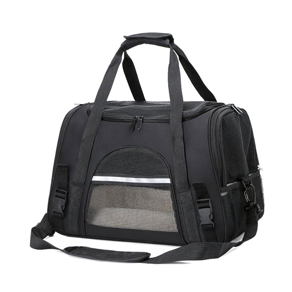 Breathable and Foldable Pet Carrier Safety Pet Travel Handbag  collapsible pet carrier plastic  dog carrier bag  folding cat carrier  best pet carrier for flying  purse pets  dog travel bag  cartier handbag  cardboard cat carrier  Pets Supplies